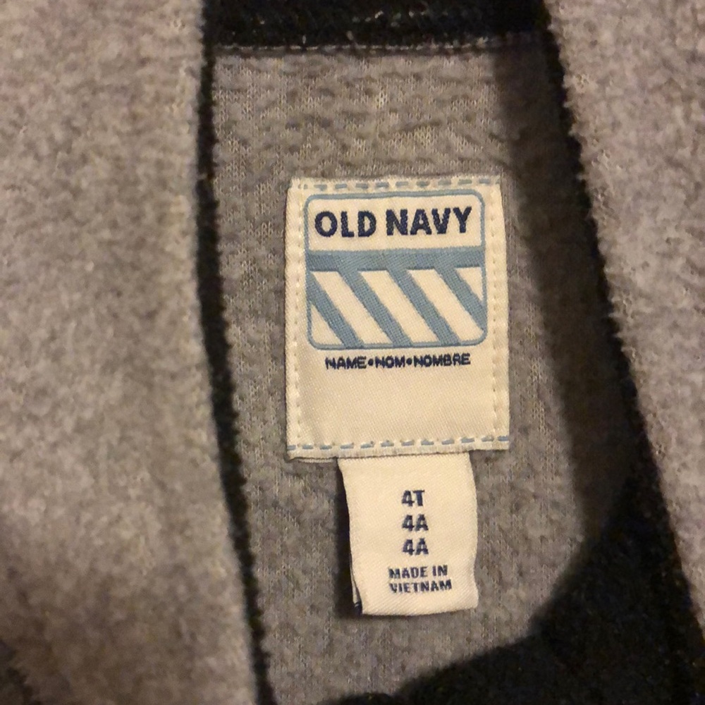 Old Navy Pullover Kids Gray - Picture 3 of 3